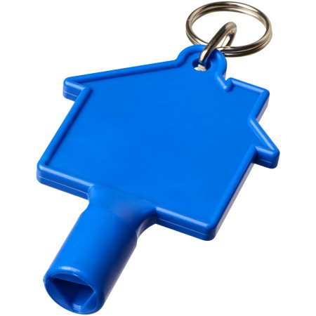 Clé de compteur en forme de maison avec porte-clés Maximilia