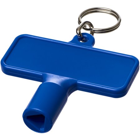 Porte-clés étiquette à fente personnalisé en plastique ABS et SAN