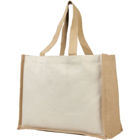 Sac cabas publicitaire Varai 320 g/m² en toile et jute