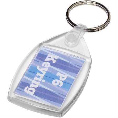 Porte-clés plastique P6 avec attache en métal Lita