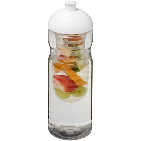 Bouteille de sport et infuseur H2O Active® Base de 650 ml - Avec couvercle dôme