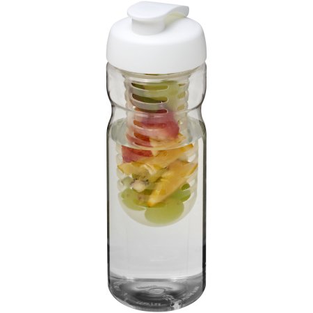 Bouteille de sport et infuseur H2O Active® Base de 650 ml - Fabriquée en PET recyclable