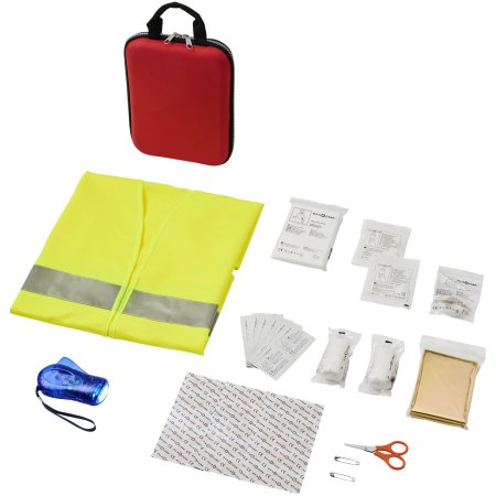 Trousse de premiers secours et gilet de sécurité 46 pièces Handies