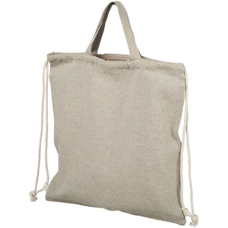 Sac à dos cordon personnalisable recyclé 150 g/m² Pheebs - Résistance 5 kg