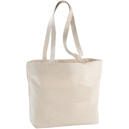 Sac shopping zippé coton 320 g/m² Ningbo
