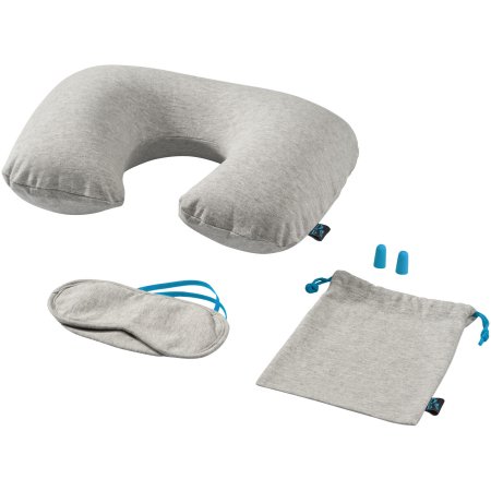 Ensemble de voyage Miami - Avec oreiller gonflable, masque pour les yeux et bouchons d'oreilles