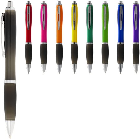 Stylo à bille Nash avec grip noir