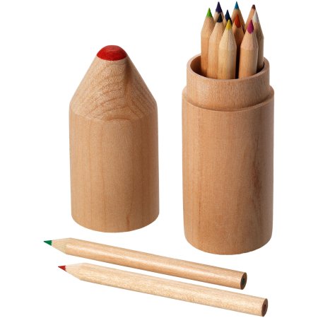 Set de 12 crayons de couleur Bossy