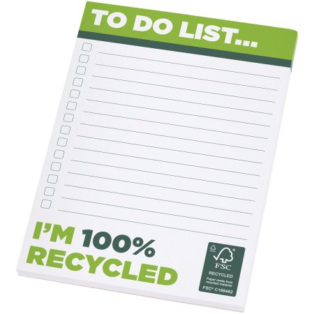 Bloc-notes Desk-Mate® recyclé - En format A6