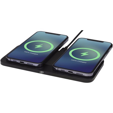 Chargeur à induction haut de gamme 15 W pour deux appareils Hybrid