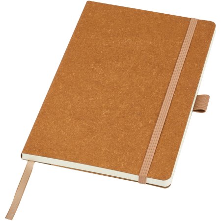 Carnet de notes Kilau - Avec couverture en cuir recyclé 