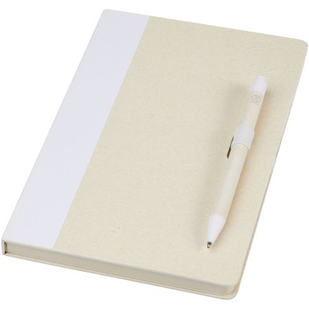 Ensemble de papeterie Dairy Dream - Avec carnet de notes format A5 et stylo bille