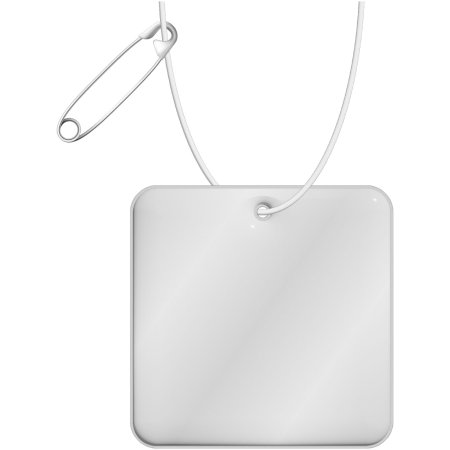 Attache réfléchissante RFX™ carrée en PVC