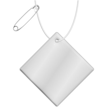 Attache réfléchissante RFX™ en PVC en forme de diamant, grand modèle