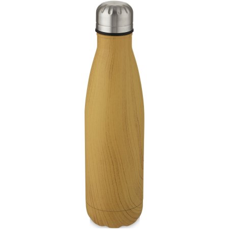 Bouteille isotherme Cove de 500 ml - Fabriquée en acier inoxydable imitation bois