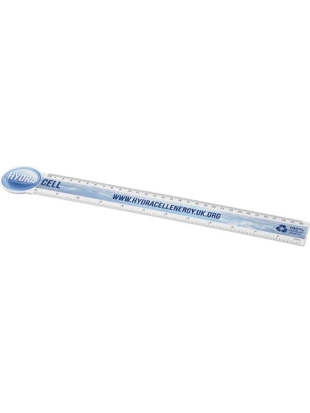 Règle Tait de 30 cm en plastique recyclé en forme de cercle