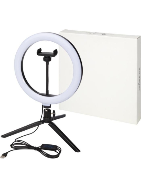 Lampe anneau Studio avec support de téléphone et trépied