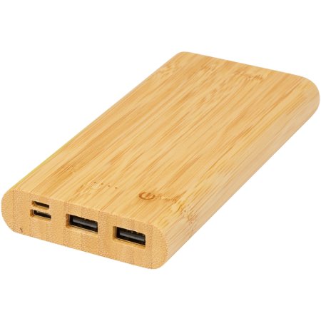 Batterie externe Tulda - 10,000 mAh et fabriquée en bambou
