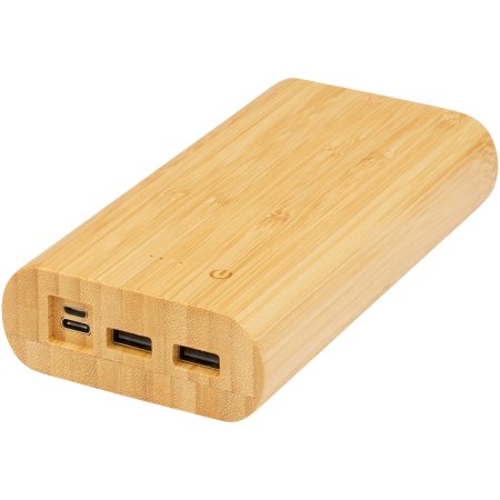 Batterie externe Tulda - 20,000 mAh fabriquée en bambou