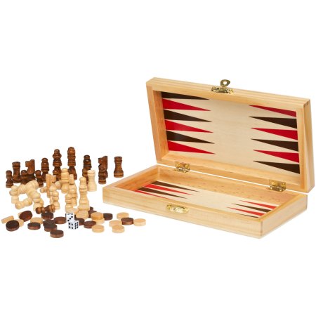 Jeu de plateau Mugo 3-en-1 en bois