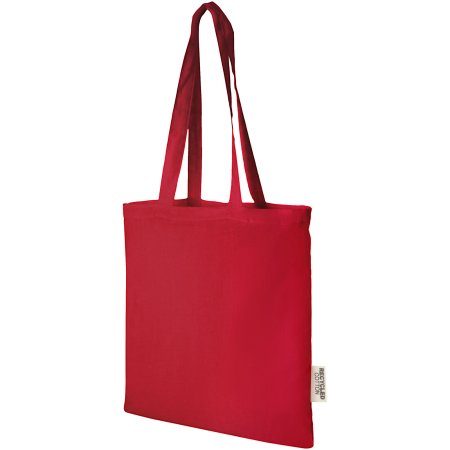 Sac shopping Madras en coton recyclé de 140 g/m2 de 7 L