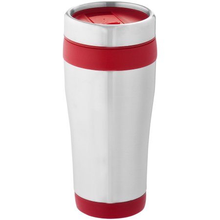 Gobelet avec isolation Elwood de 410 ml - Fabriqué en acier inoxydable recyclé certifié RCS