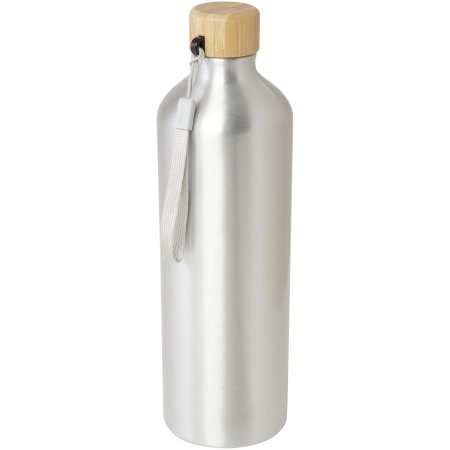 Bouteille d'eau Malpeza de 1 000 ml - Fabriquée en aluminium recyclé certifié RCS
