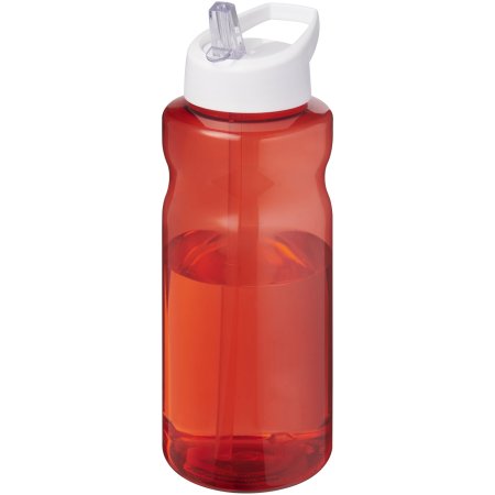 Bouteille de sport H2O Active® Eco Big Base de 1 litre - Fabriquée en plastique recyclé avec couvercle à bec verseur