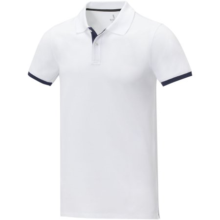 Polo bicolore Morgan pour homme - A manches courtes