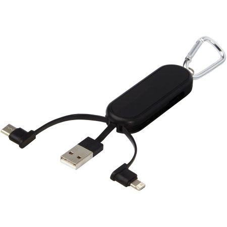 Câble de recharge double lumineux avec mousqueton Gleam
