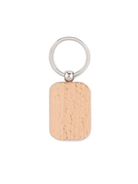 Porte-clés rectangulaire bois