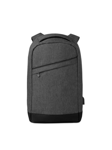 Sac à dos antivol en polyester avec compartiment pour ordinateur