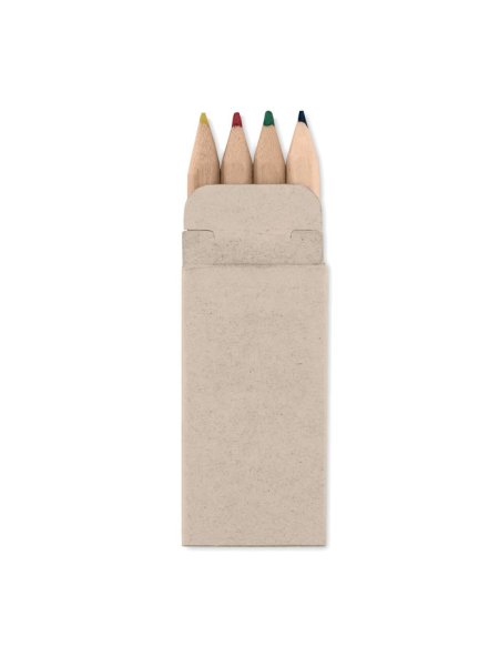 Mini crayons de couleur avec logo
