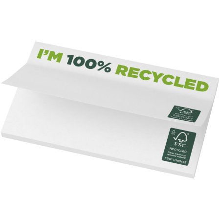 Notes autocollantes recyclées 127 x 75 mm Sticky-Mate®