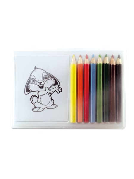 Set crayons de couleur en bois