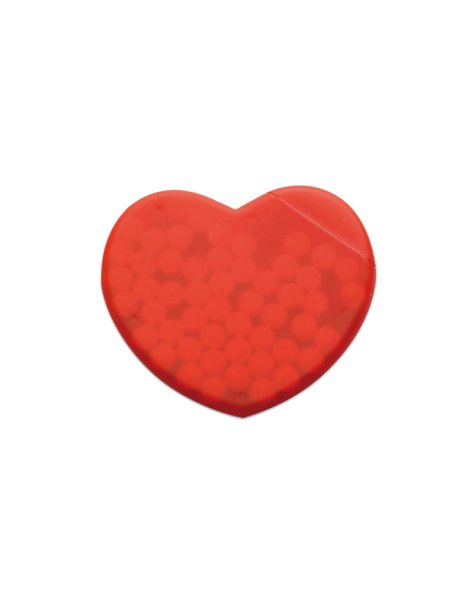 Boite en forme de coeur - Fabriquée en plastique PP