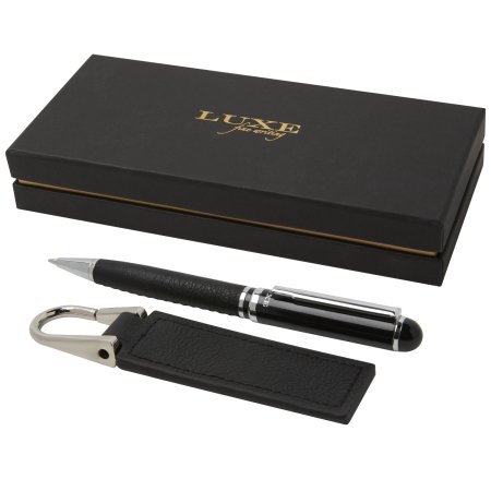 Coffret cadeau Verse avec stylo bille et porte-clés