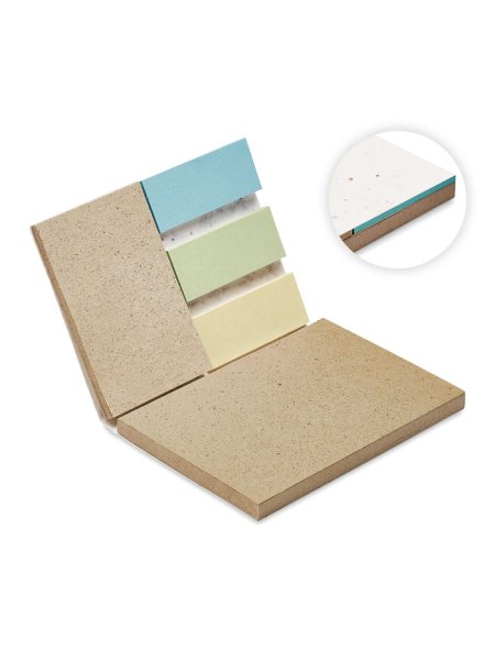 Bloc de notes adhésives écologique Grow Me – Papier ensemencé & papier d’herbe