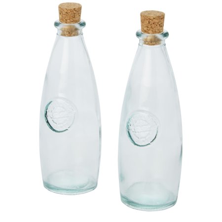 Ensemble Sabor de 2 pièces en verre recyclé pour huile et vinaigre