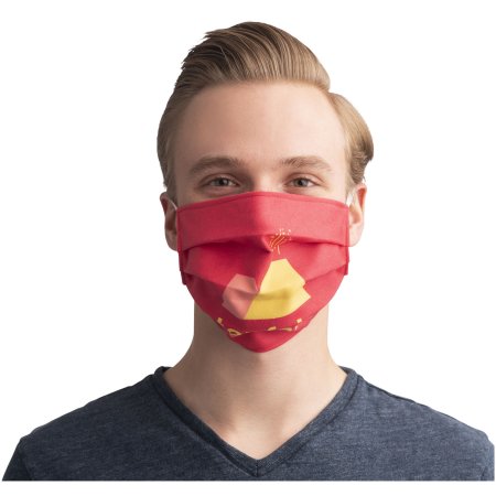 Masque réutilisable avec sublimation et attaches élastique