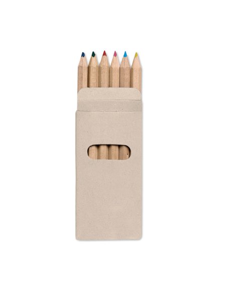 6 Crayons de couleur
