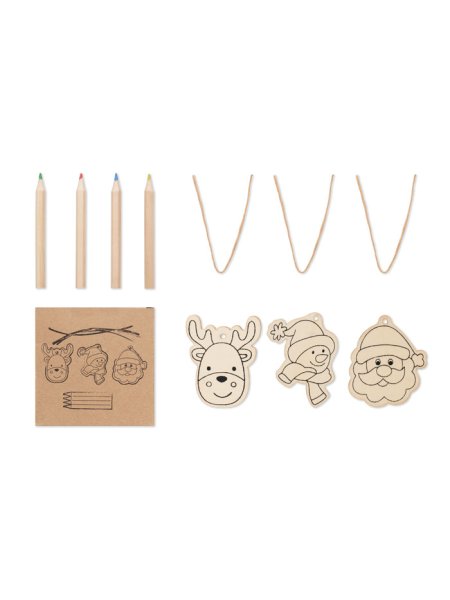 Décorations en bois à dessiner