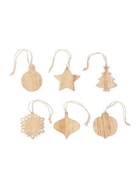 Décorations de Noël en bois