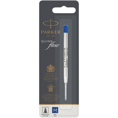 Cartouche Parker pour stylo bille Quinkflow - pointe 7 mm