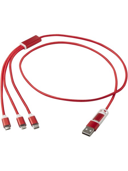 Câble de charge 5-1 Versatile en aluminium recyclé
