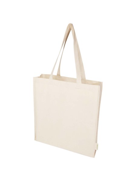 Sac shopping à soufflets Orissa GOTS 180 g/m² de 14 L