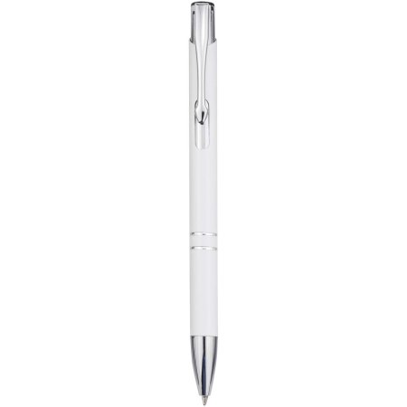 Stylo bille en aluminium recyclé Moneta (encre bleue)