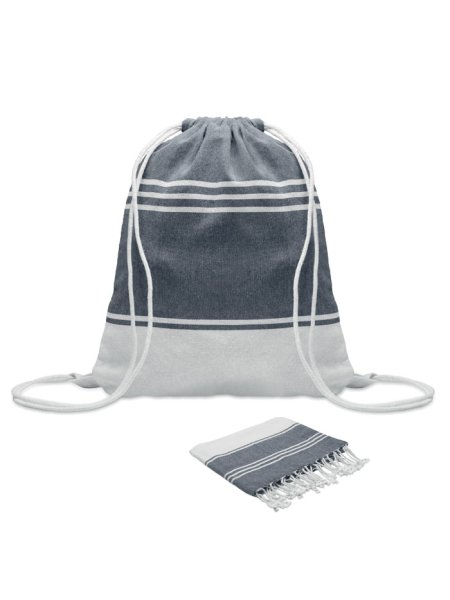 Fouta et sac assorti