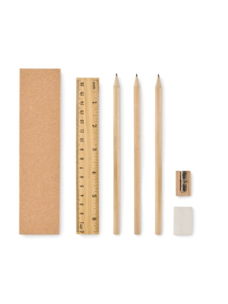 Set d'écriture boîte en papier