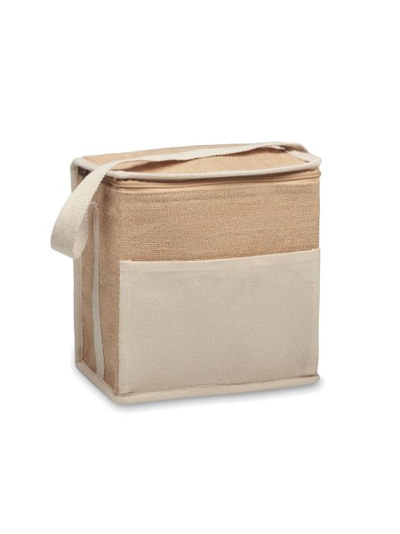 Sac isotherme toile et jute 3L